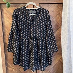 Anthropologie Sunday in Brooklyn Paisley Tunic Blouse Medium